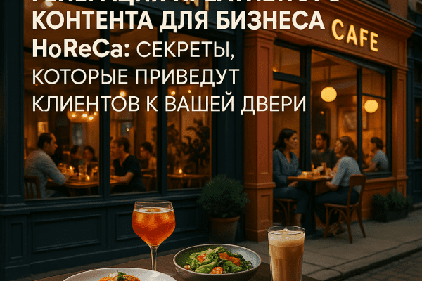 Генерация креативного контента для бизнеса HoReCa: секреты, которые приведут клиентов к вашему двери