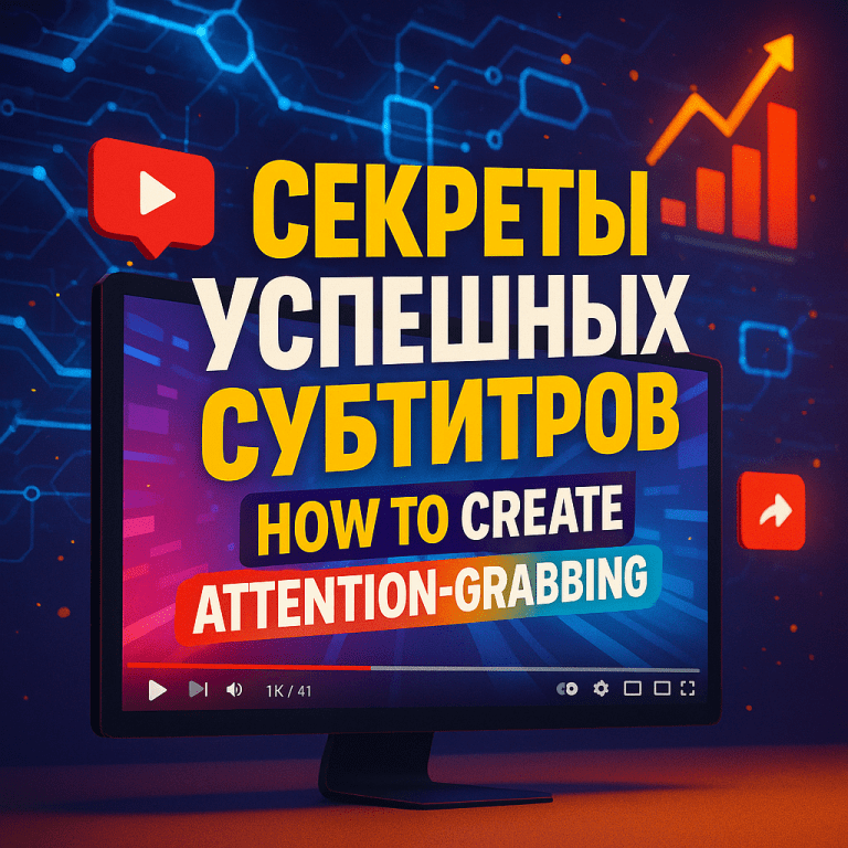 Создавайте привлекающие внимание субтитры для YouTube с помощью нейросетей: секреты успешной автоматизации и увеличения просмотров