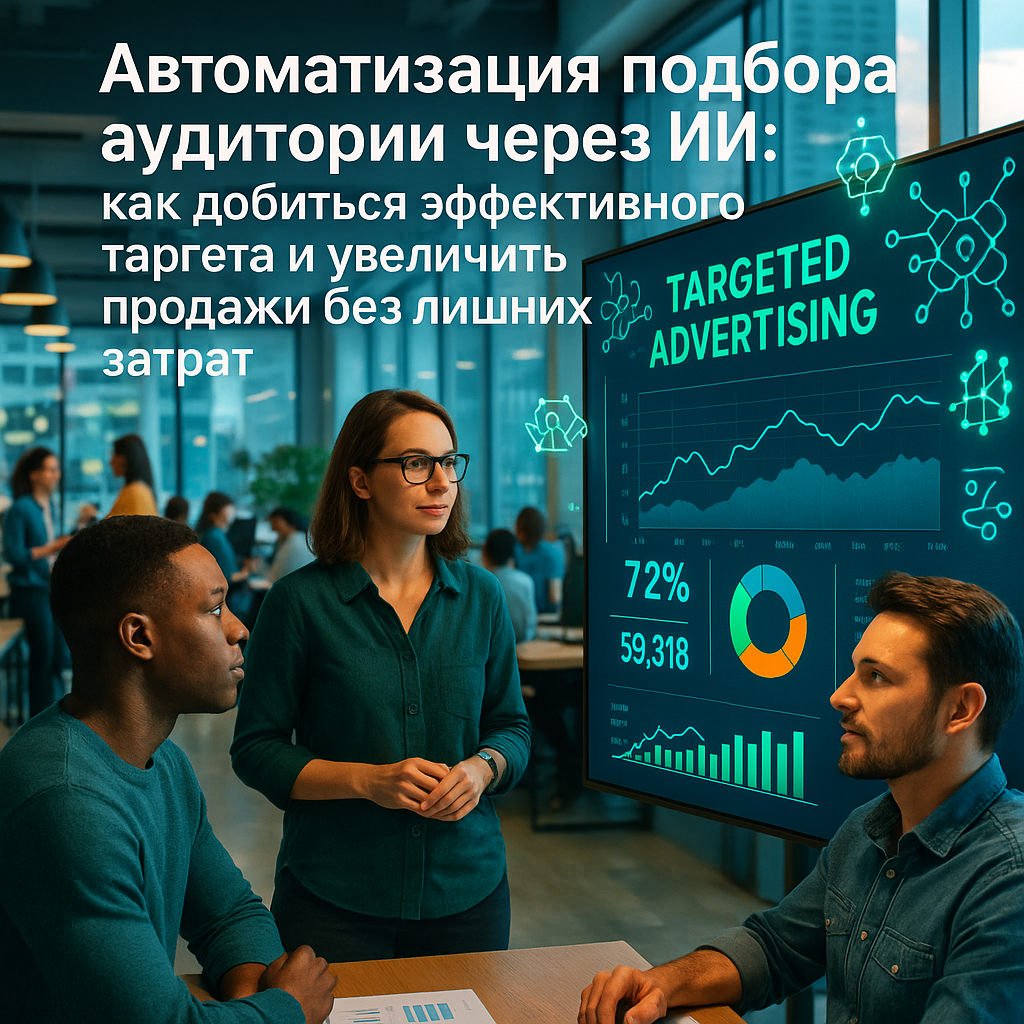 Автоматизация подбора аудитории через ИИ: как добиться эффективного таргета и увеличить продажи без лишних затрат