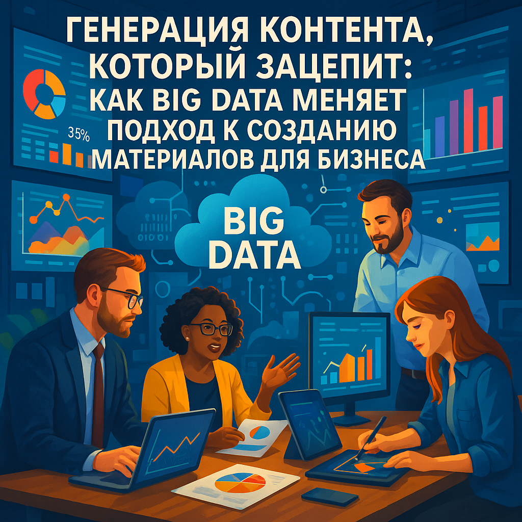 Генерация контента, который зацепит: как Big Data меняет подход к созданию материалов для бизнеса