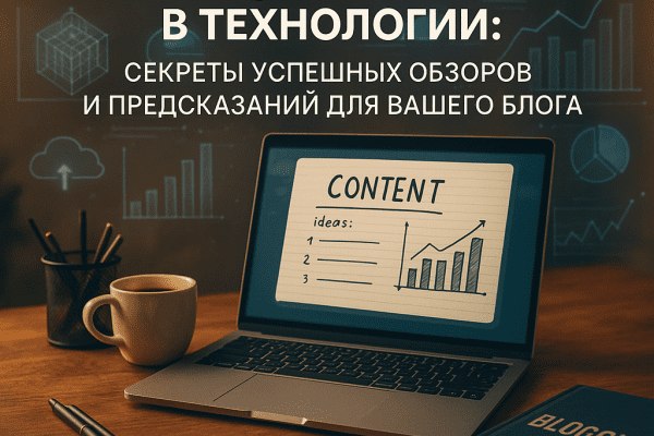 Генерация контента в технологии: секреты успешных обзоров и предсказаний для вашего блога