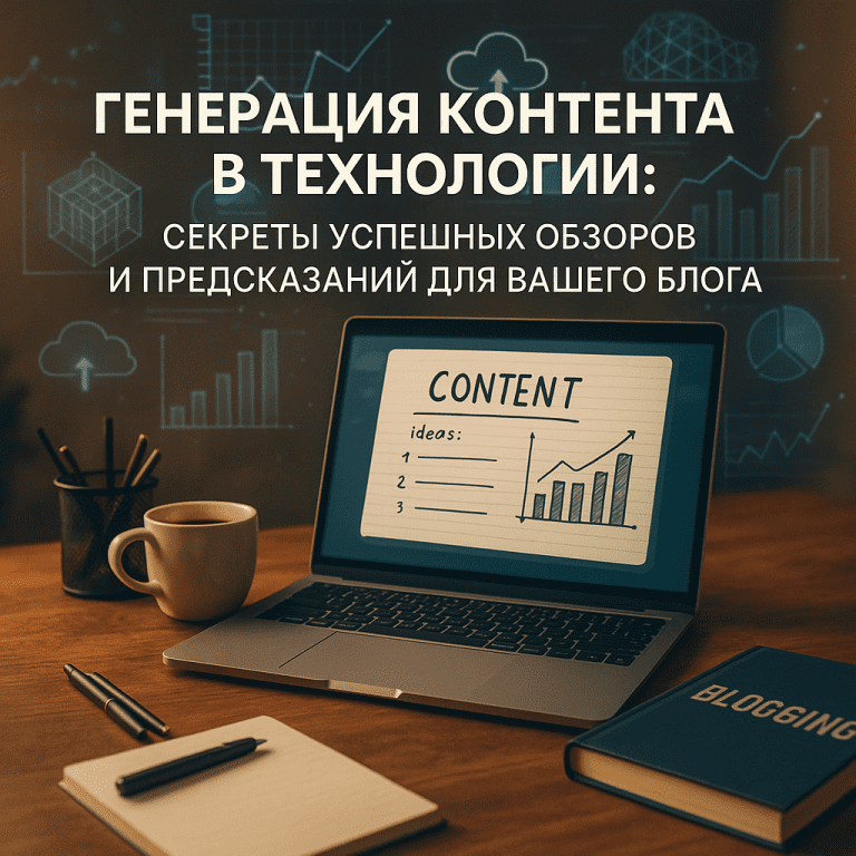 Генерация контента в технологии: секреты успешных обзоров и предсказаний для вашего блога