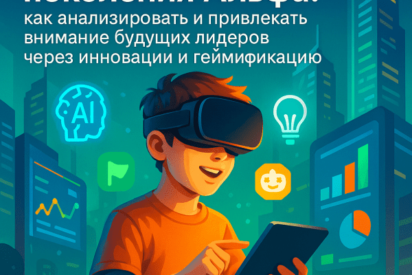 ИИ и контент для поколения Альфа: как анализировать и привлекать внимание будущих лидеров через инновации и геймификацию