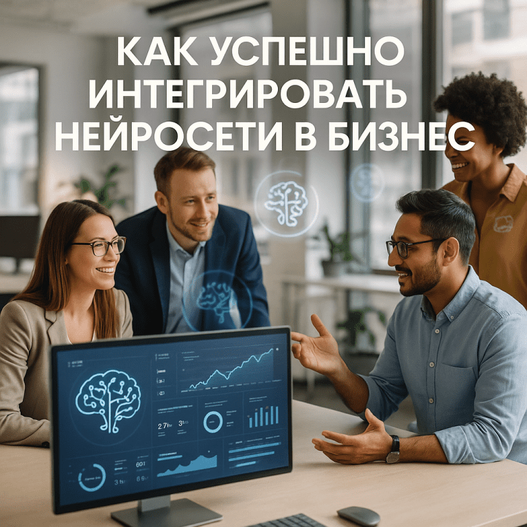 Как успешно интегрировать нейросети в бизнес: пошаговое руководство для маркетологов и предпринимателей