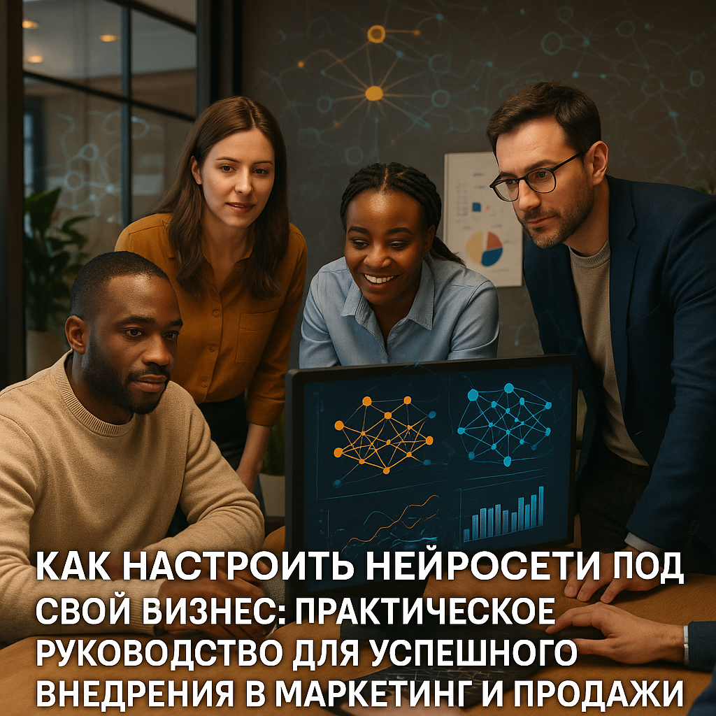 Как настроить нейросети под свой бизнес: практическое руководство для успешного внедрения в маркетинг и продажи
