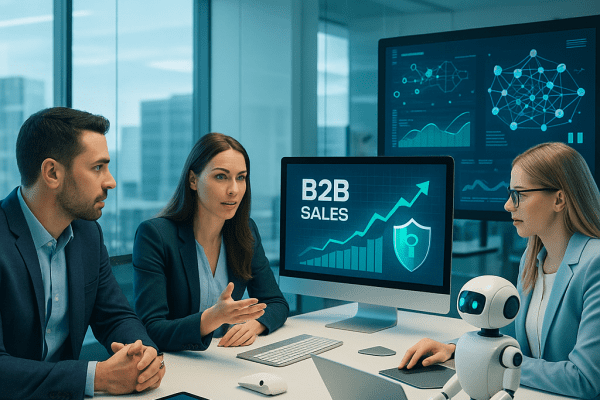 Как нейросети переворачивают продажи в B2B: секрет автоматизации, персонализации и безопасности данных