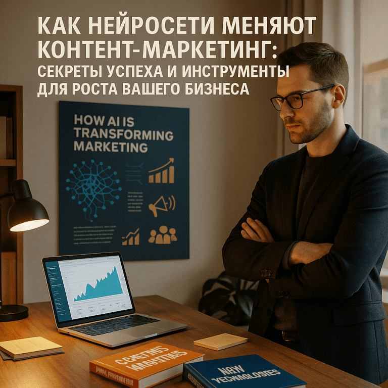Как нейросети меняют контент-маркетинг: секреты успеха и инструменты для роста вашего бизнеса