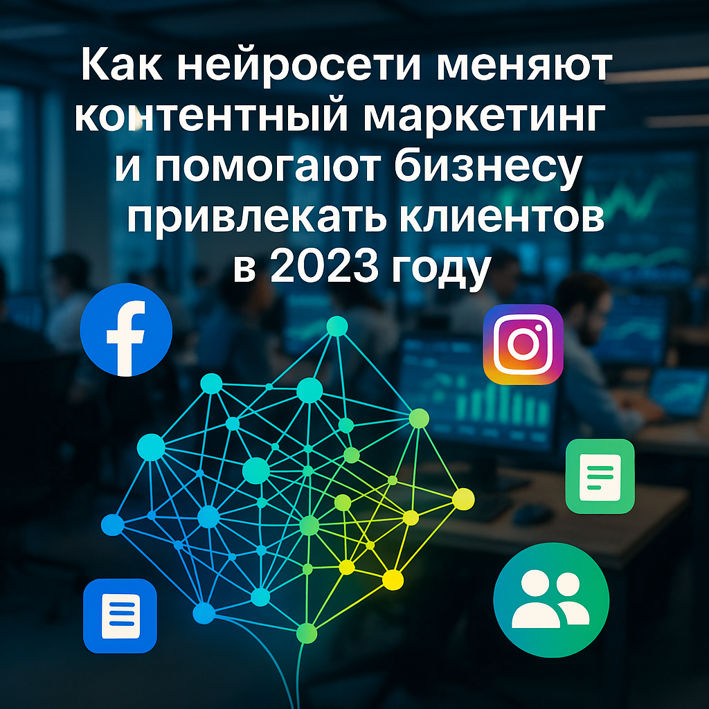 Как нейросети меняют контентный маркетинг и помогают бизнесу привлекать клиентов в 2023 году