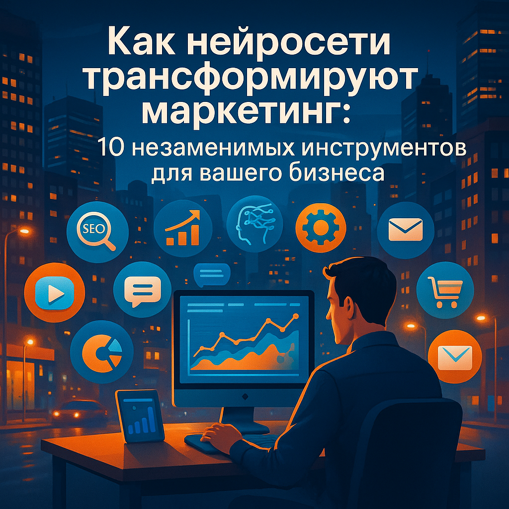 Как нейросети трансформируют маркетинг: 10 незаменимых инструментов для вашего бизнеса
