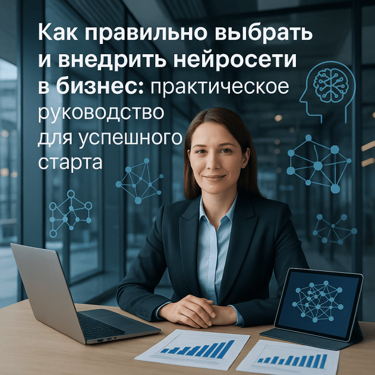 Как правильно выбрать и внедрить нейросети в бизнес: практическое руководство для успешного старта