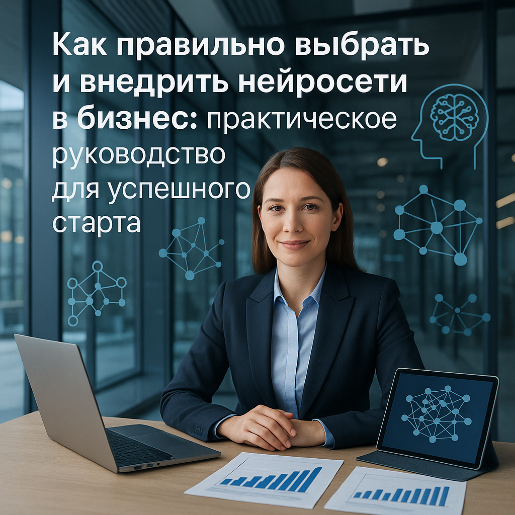 Как правильно выбрать и внедрить нейросети в бизнес: практическое руководство для успешного старта