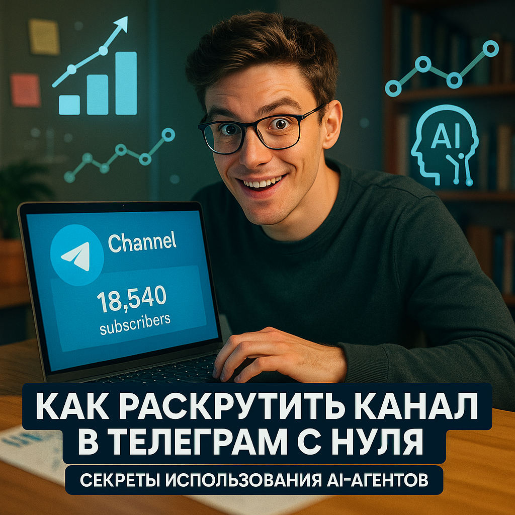 Как раскрутить канал в Телеграм с нуля: секреты использования AI-агентов для привлечения аудитории