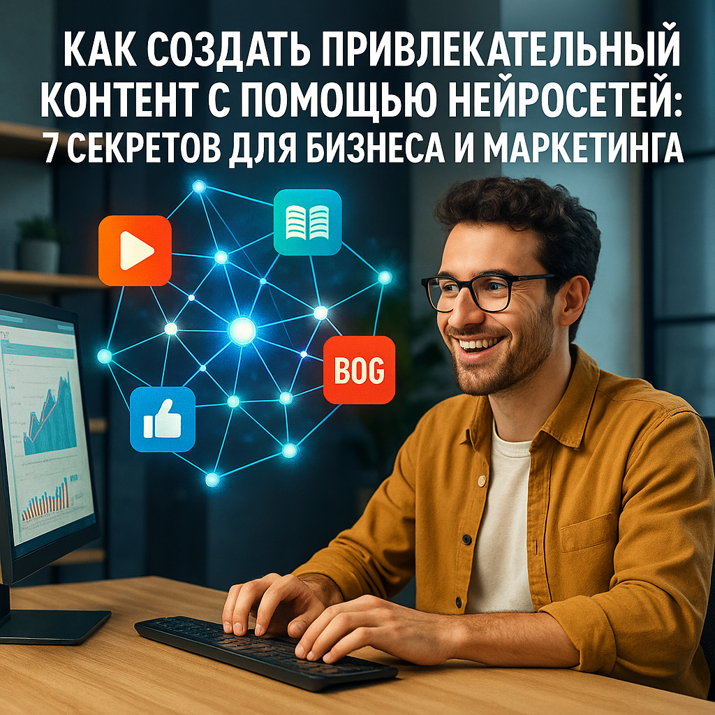 Как создать привлекательный контент с помощью нейросетей: 7 секретов для бизнеса и маркетинга