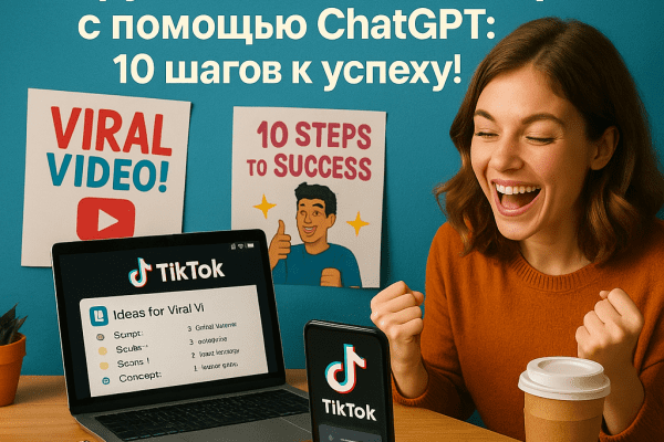 Как удивительно создать вирусный TikTok-сценарий с помощью ChatGPT: 10 шагов к успеху!