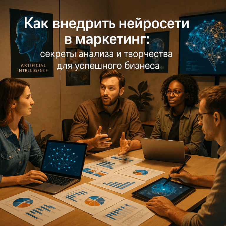 Как внедрить нейросети в маркетинг: секреты анализа и творчества для успешного бизнеса