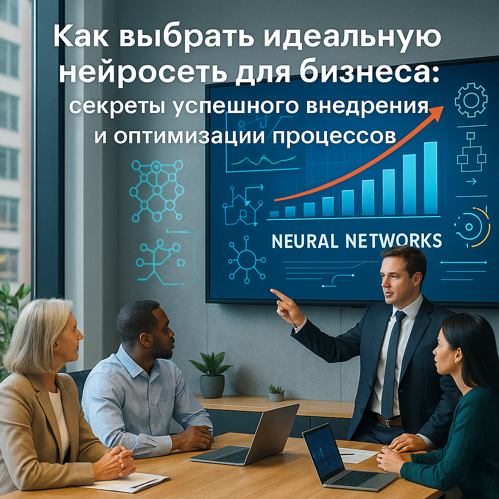 Как выбрать идеальную нейросеть для бизнеса: секреты успешного внедрения и оптимизации процессов