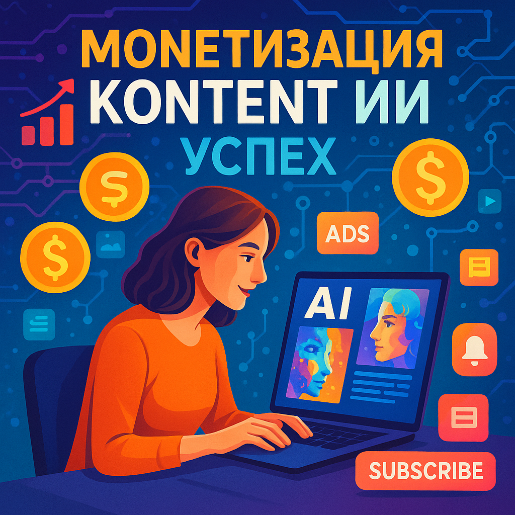 Как зарабатывать на контенте, созданном ИИ: 7 проверенных способов монетизации для каждого!