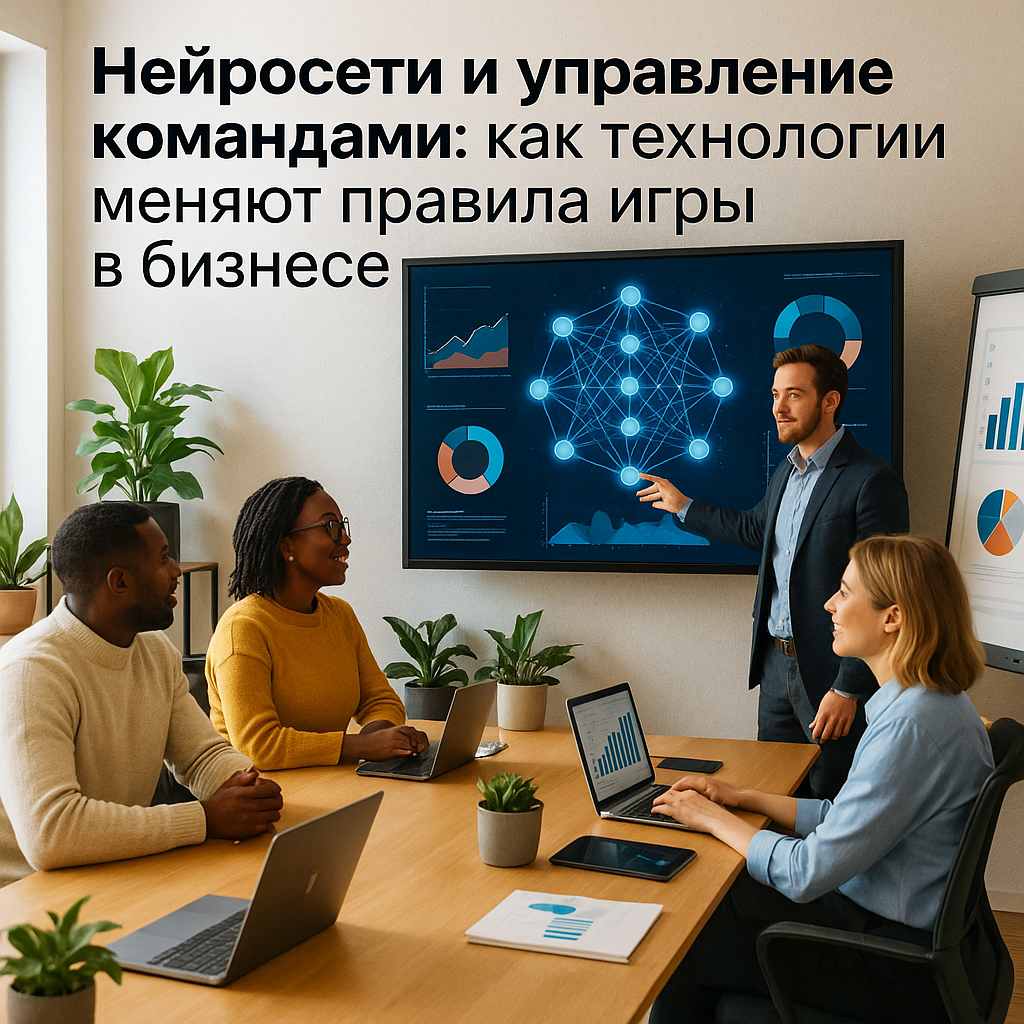 Нейросети и управление командами: как технологии меняют правила игры в бизнесе