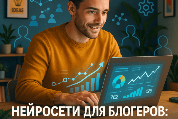 Нейросети для блогеров: секрет увеличения охватов и взаимодействия с аудиторией без команды
