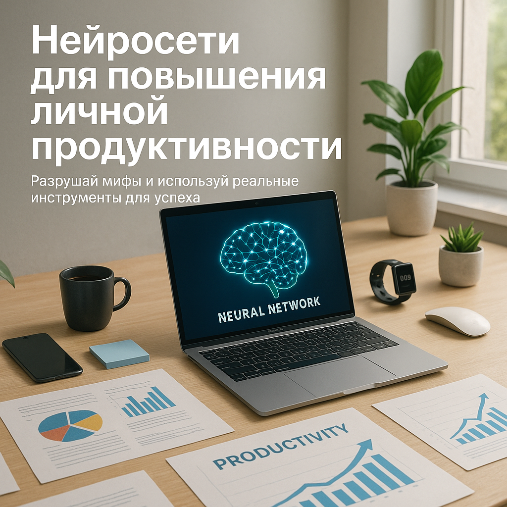 Нейросети для повышения личной продуктивности: разрушай мифы и используй реальные инструменты для успеха