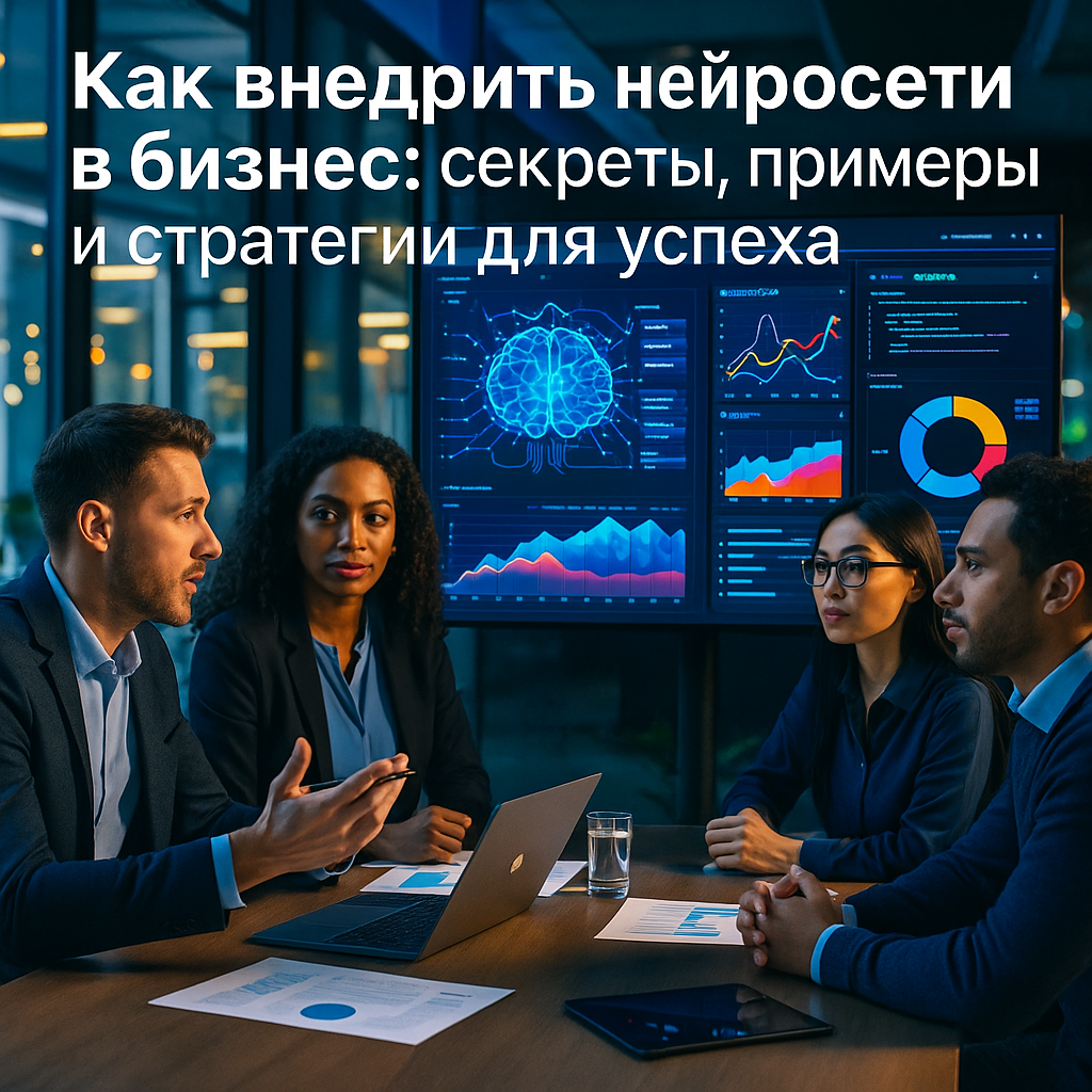 Как внедрить нейросети в бизнес: секреты, примеры и стратегии для успеха