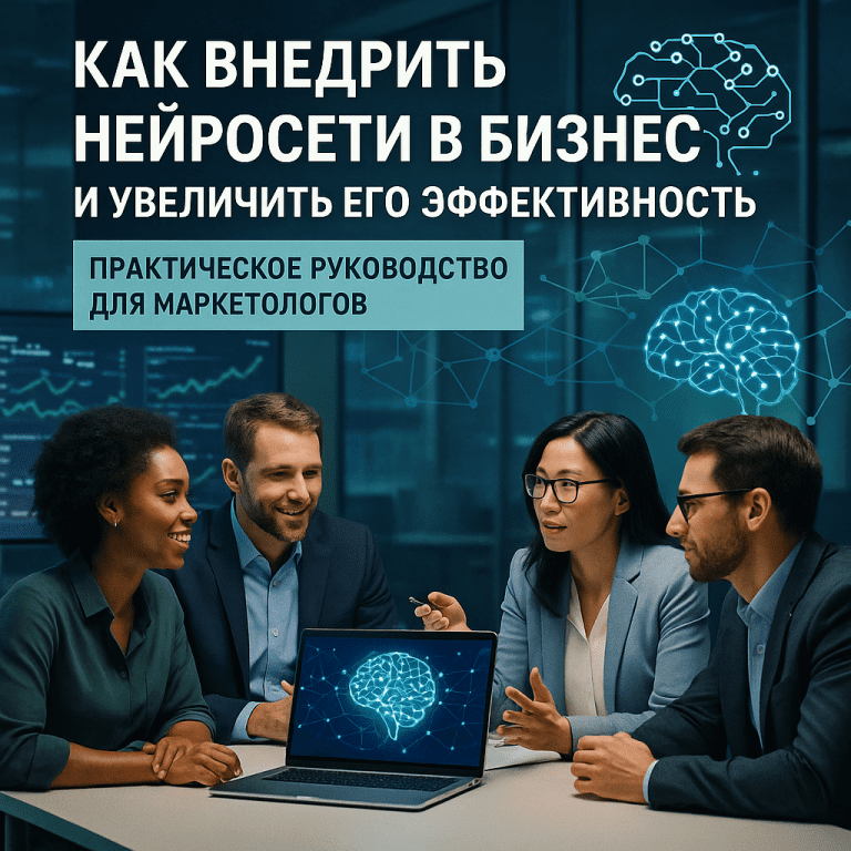 Как внедрить нейросети в бизнес и увеличить его эффективность: практическое руководство для маркетологов