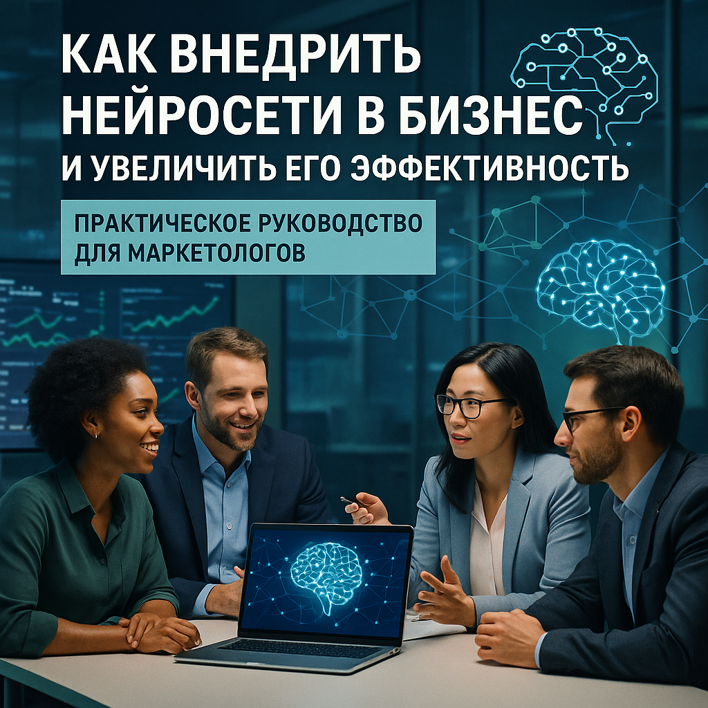 Как внедрить нейросети в бизнес и увеличить его эффективность: практическое руководство для маркетологов