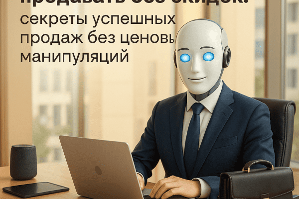 Как AI-агенты могут продавать без скидок: секреты успешных продаж без ценовых манипуляций