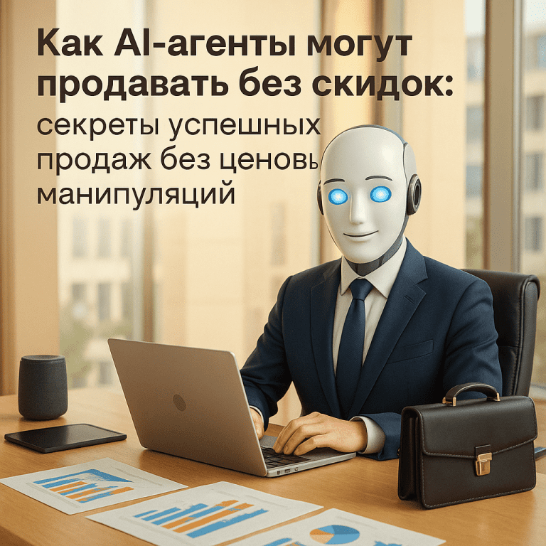 Как AI-агенты могут продавать без скидок: секреты успешных продаж без ценовых манипуляций