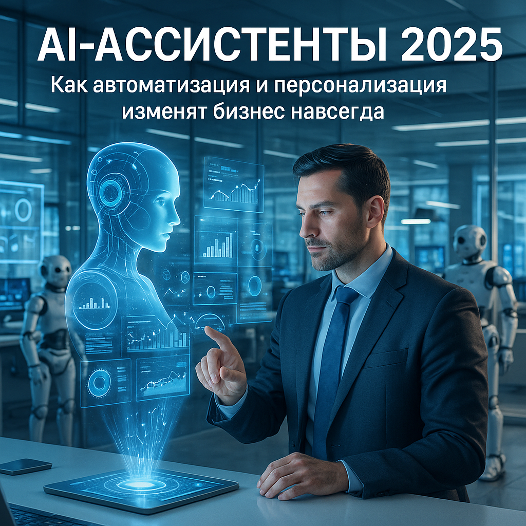 AI-ассистенты 2025: Как автоматизация и персонализация изменят бизнес навсегда