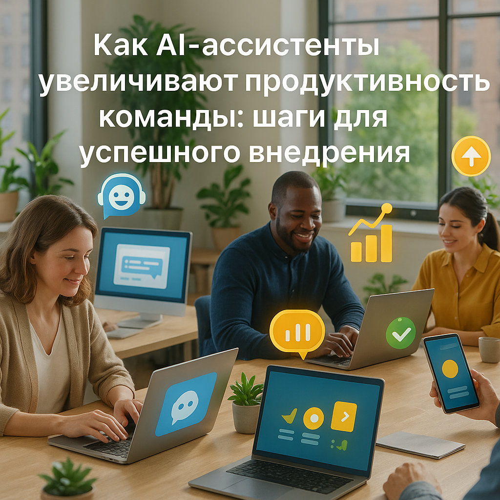 Как AI-ассистенты увеличивают продуктивность команды: шаги для успешного внедрения