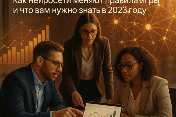 AI в бизнес-анализе: Как нейросети меняют правила игры и что вам нужно знать в 2023 году