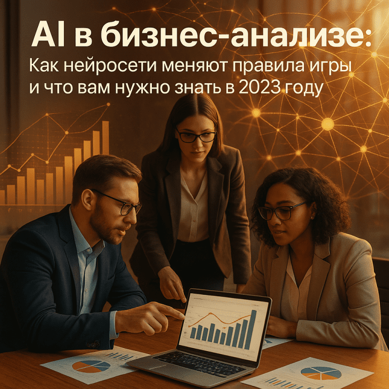 AI в бизнес-анализе: Как нейросети меняют правила игры и что вам нужно знать в 2023 году
