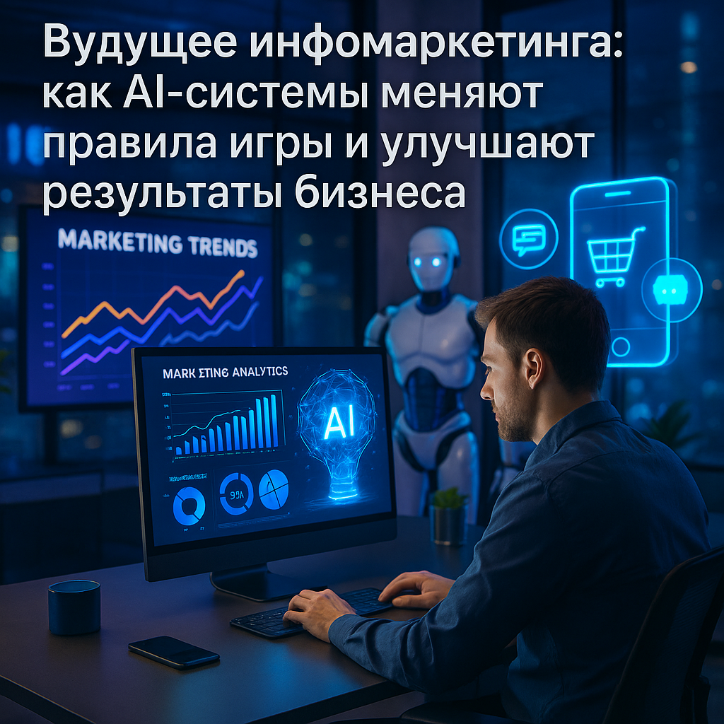 Будущее инфомаркетинга: как AI-системы меняют правила игры и улучшают результаты бизнеса