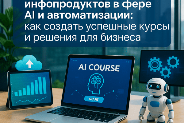 Готовые идеи для инфопродуктов в сфере AI и автоматизации: как создать успешные курсы и решения для бизнеса