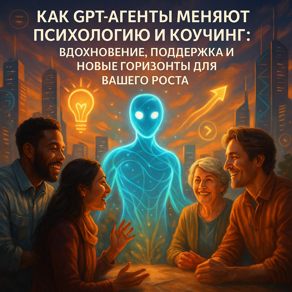 Как GPT-агенты меняют психологию и коучинг: вдохновение, поддержка и новые горизонты для вашего роста