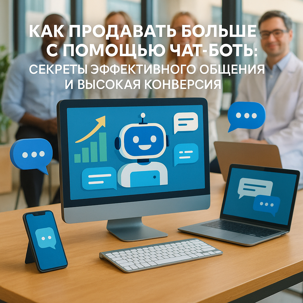 Как продавать больше с помощью чат-ботов: секреты эффективного общения и высокая конверсия