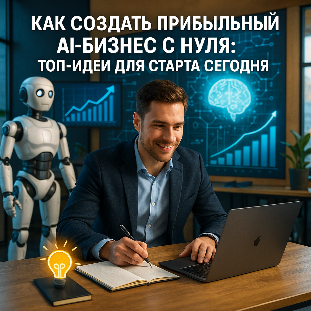 Как создать прибыльный AI-бизнес с нуля: топ-идеи для старта сегодня