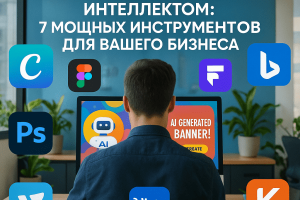 Как создать продающий баннер с искусственным интеллектом: 7 мощных инструментов для вашего бизнеса