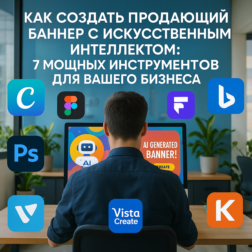 Как создать продающий баннер с искусственным интеллектом: 7 мощных инструментов для вашего бизнеса