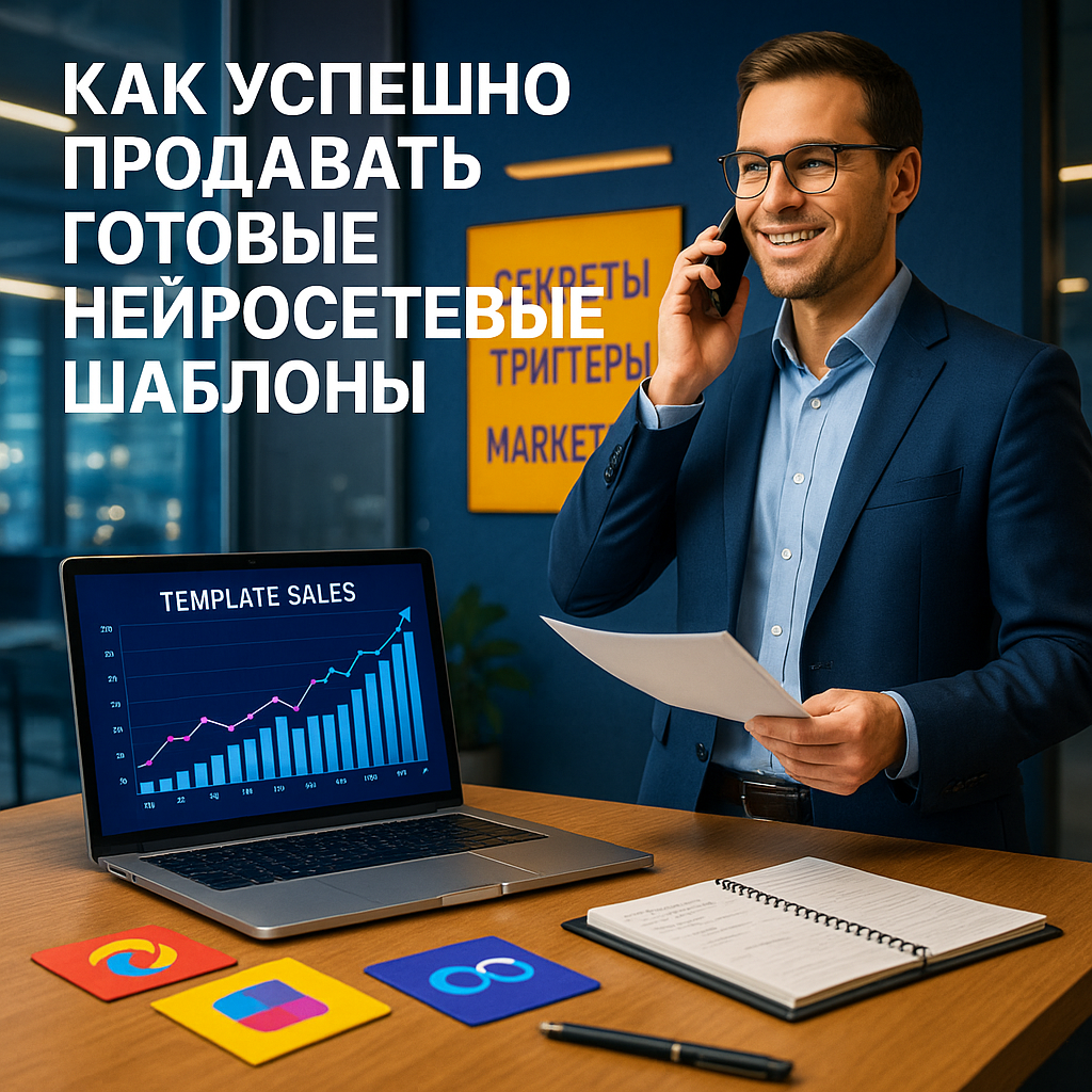 Как успешно продавать готовые нейросетевые шаблоны: секреты, триггеры и маркетинговые стратегии для вашего бизнеса