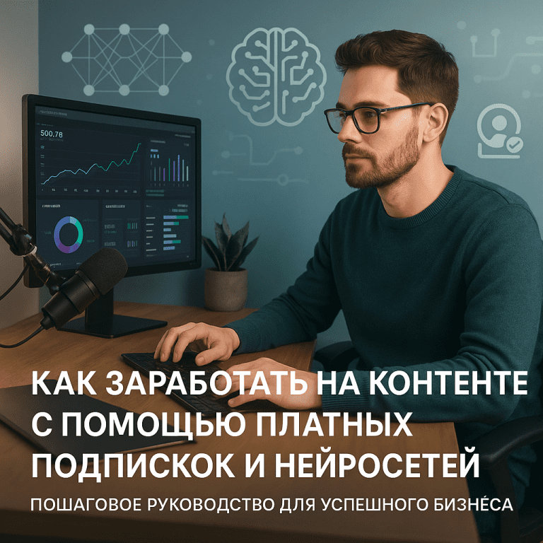 Как заработать на контенте с помощью платных подписок и нейросетей: пошаговое руководство для успешного бизнеса