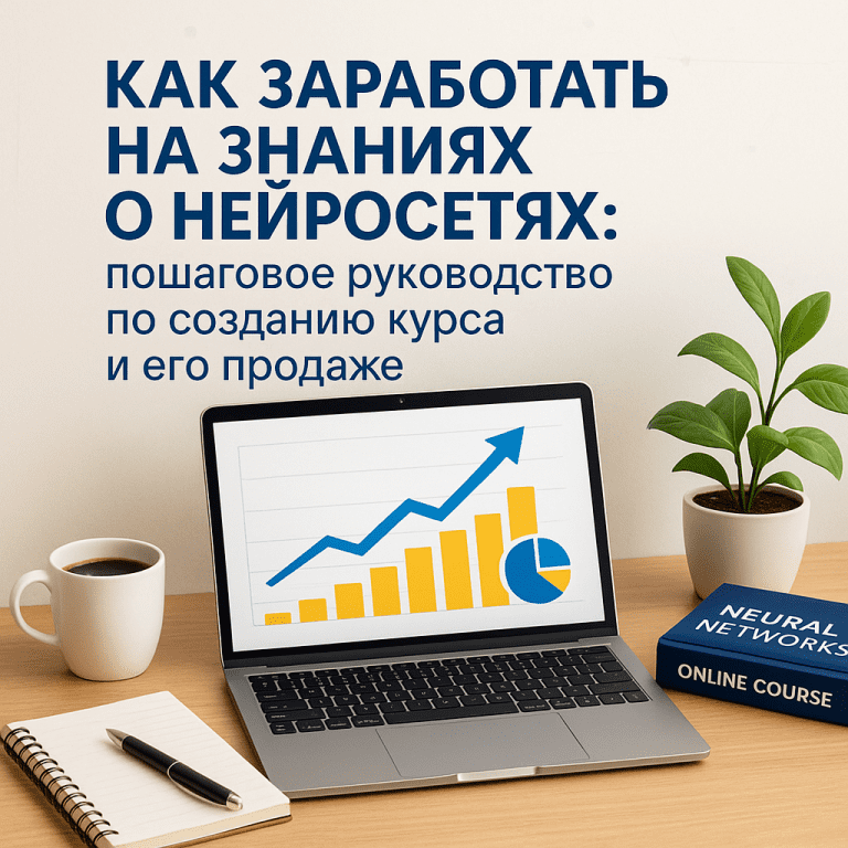 Как заработать на знаниях о нейросетях: пошаговое руководство по созданию курса и его продаже