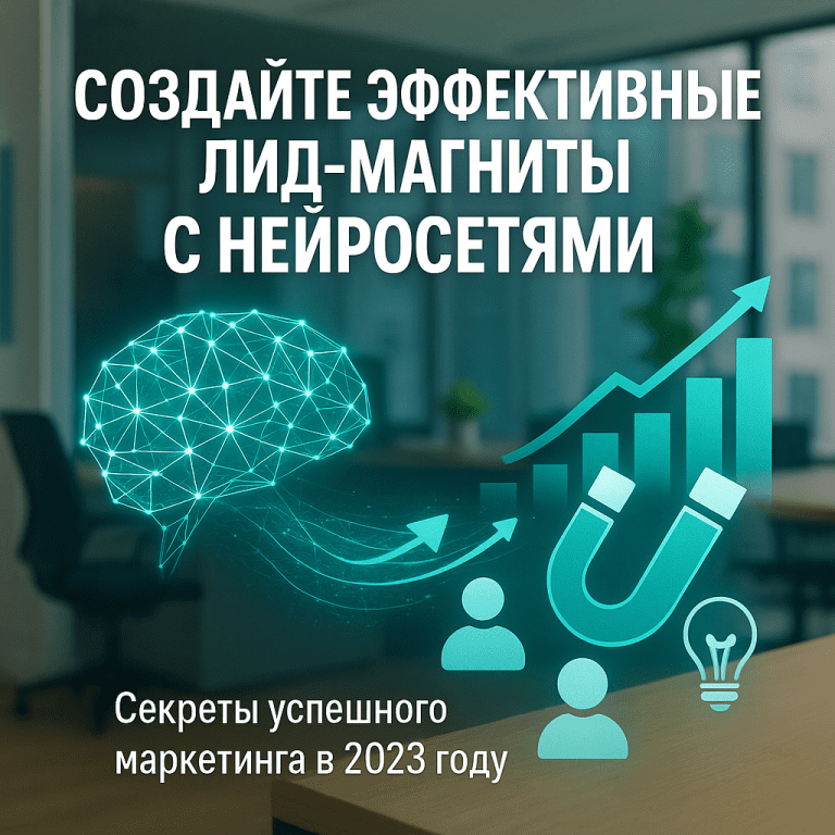 Создайте эффективные лид-магниты с нейросетями: секреты успешного маркетинга в 2023 году