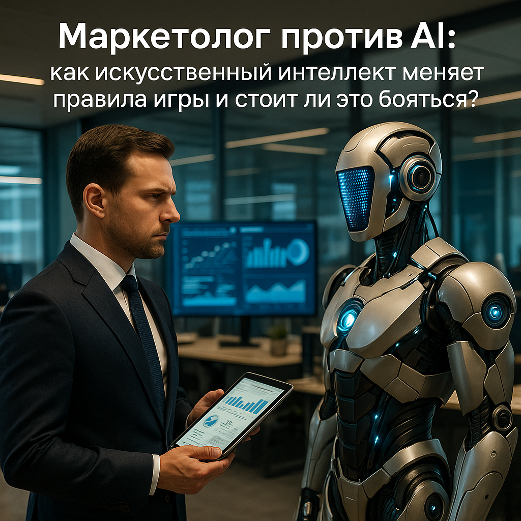 Маркетолог против AI: как искусственный интеллект меняет правила игры и стоит ли это бояться?