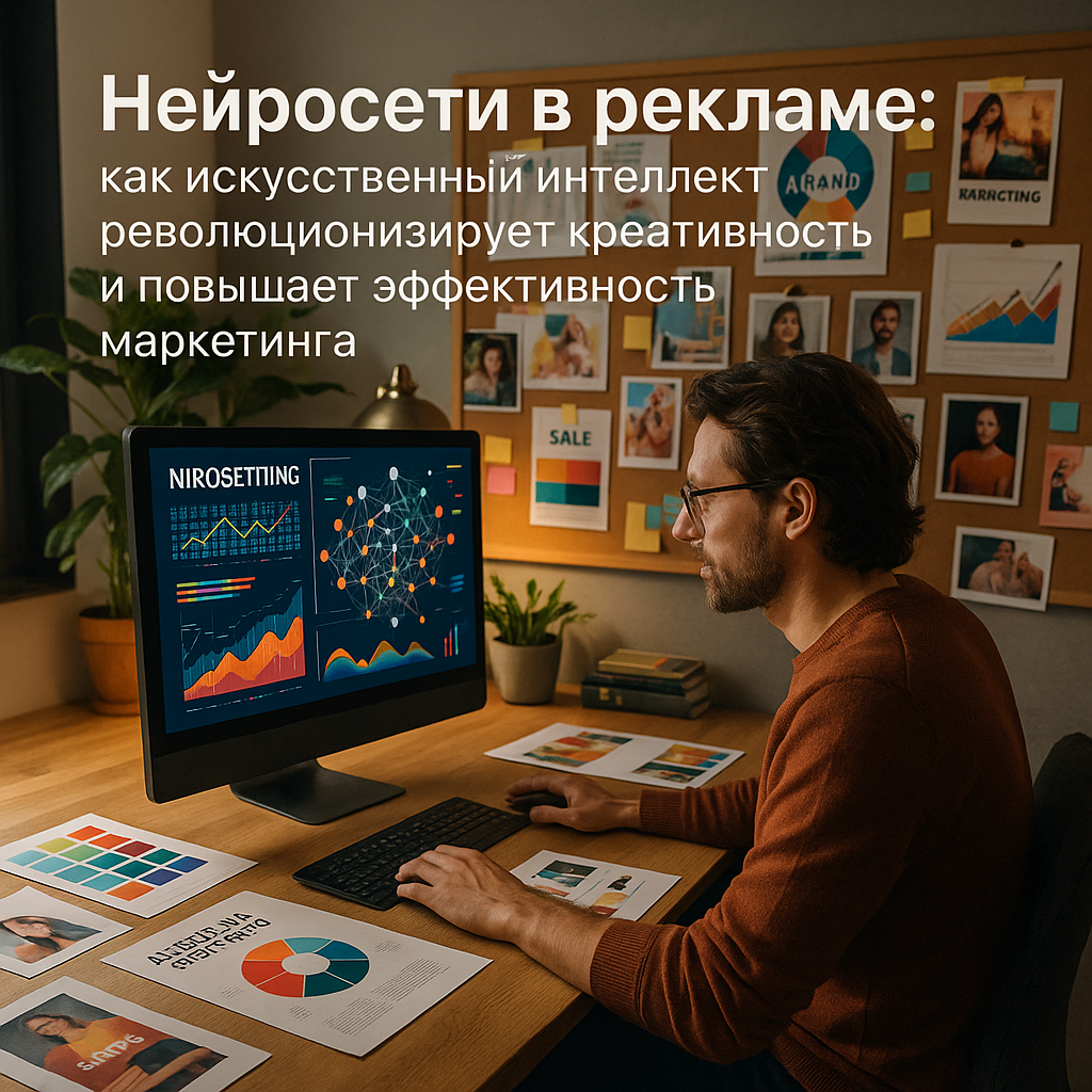Нейросети в рекламе: как искусственный интеллект революционизирует креативность и повышает эффективность маркетинга