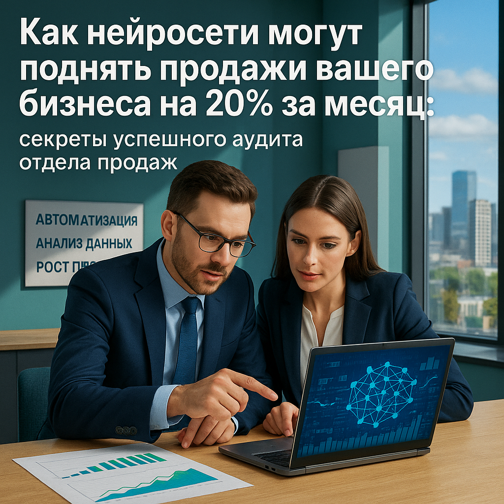 Как нейросети могут поднять продажи вашего бизнеса на 20% за месяц: секреты успешного аудита отдела продаж