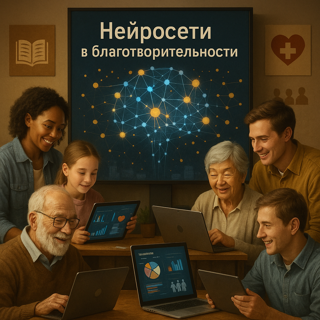 Нейросети в благотворительности: как инновационные технологии меняют мир помощи и пользу для общества