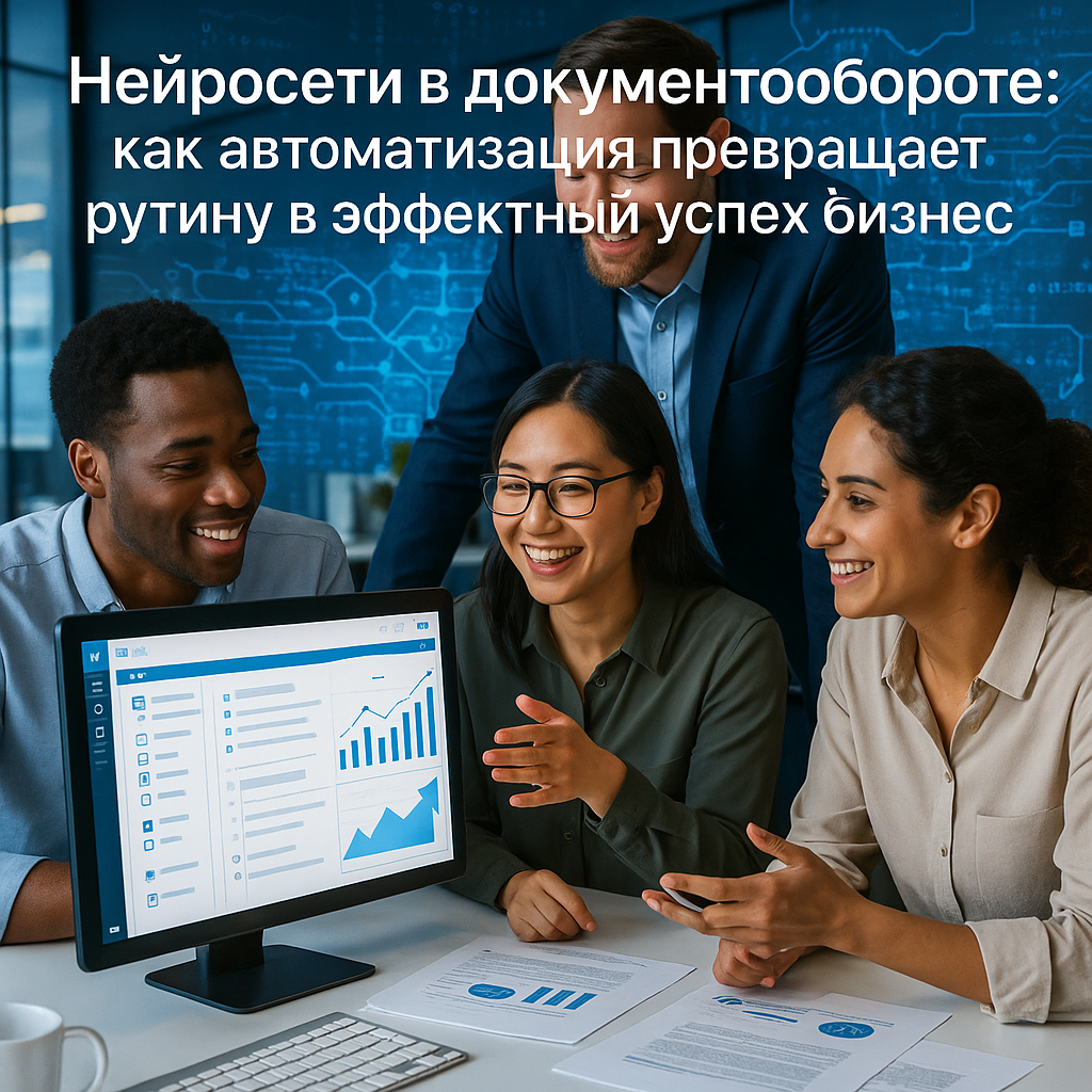 Нейросети в документообороте: как автоматизация превращает рутину в эффектный успех бизнеса