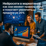 Нейросети в маркетинге: как они меняют правила игры и помогают увеличить продажи на 20%